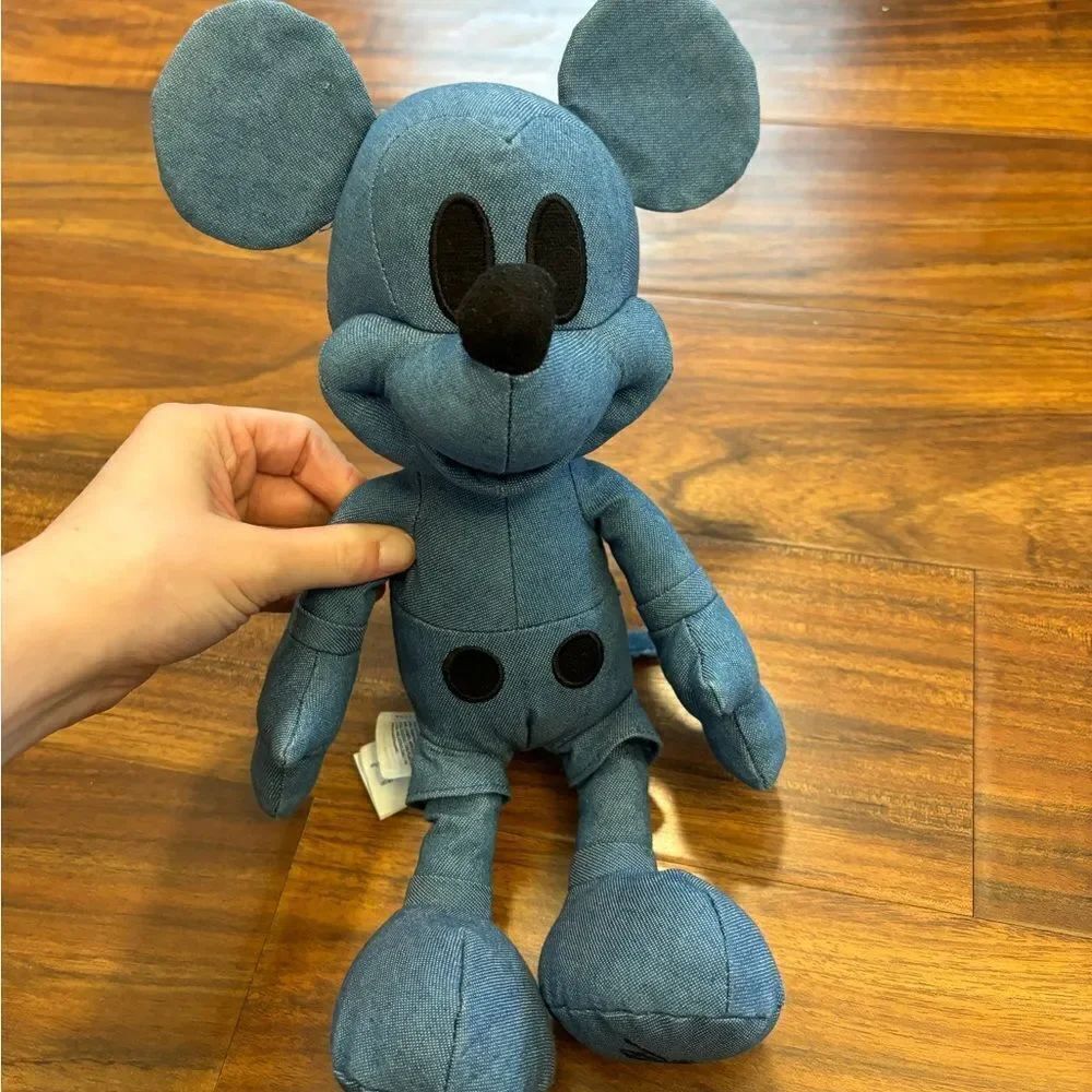 Disney American Eagle Collab Special Edition Mickey Mouse Denim Plush 13 inch